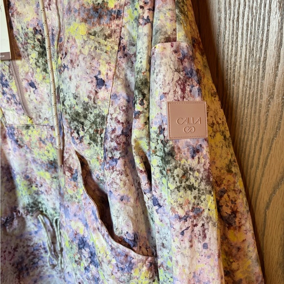 Calia Floral Outerwear Windbreaker XXL Womens Jacket - Picture 2 of 9